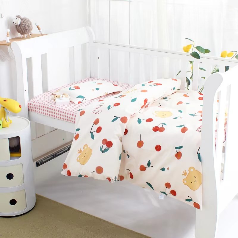 Linge de lit bébé - DouxSommeil™ - Cerises - MAREZ bébé