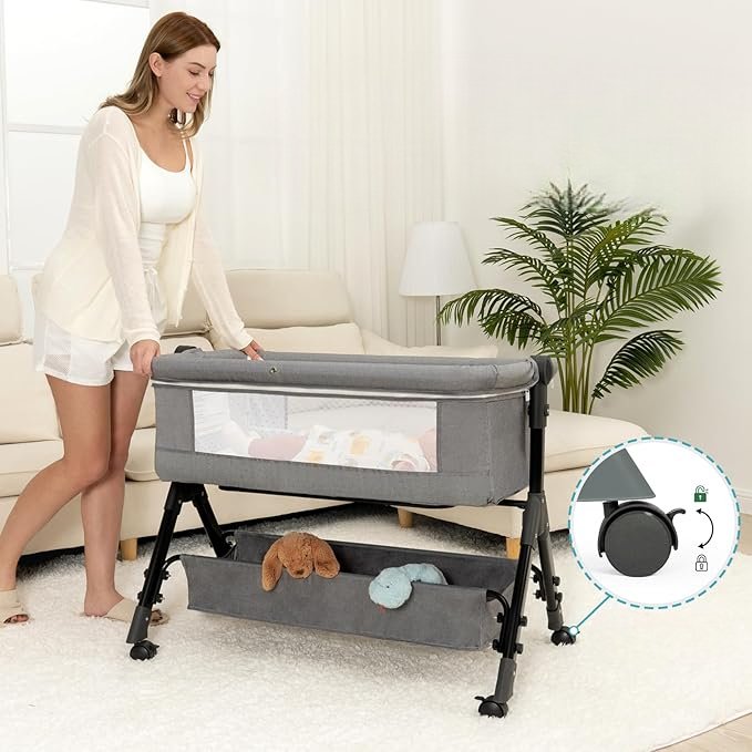 Lit Cododo - BabyBedMobile™ - Gris - MAREZ bébé