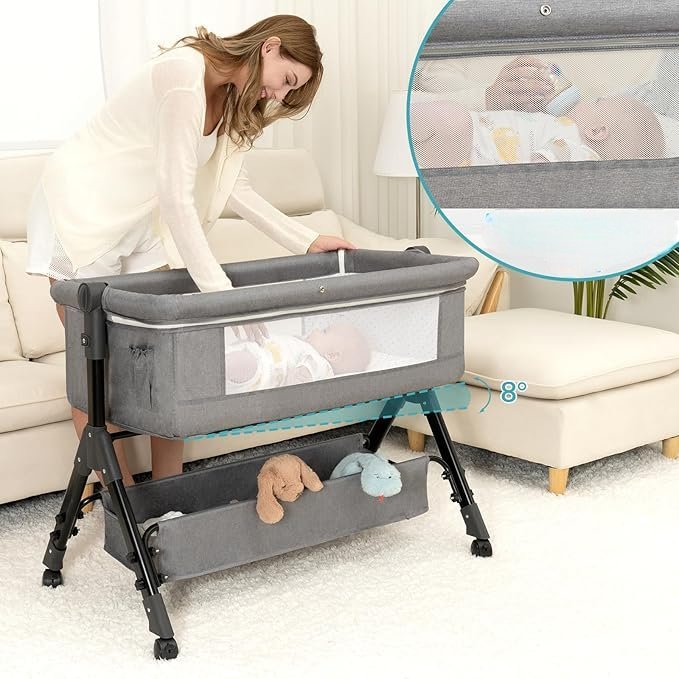 Lit Cododo - BabyBedMobile™ - Gris - MAREZ bébé