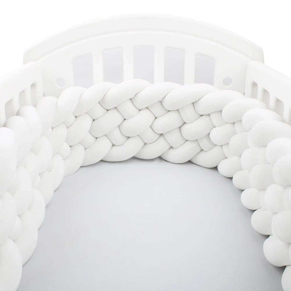Tresse de lit -21cm- blanc