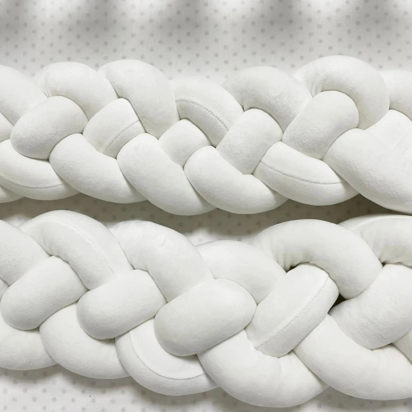 Tresse de lit -14 cm- blanc